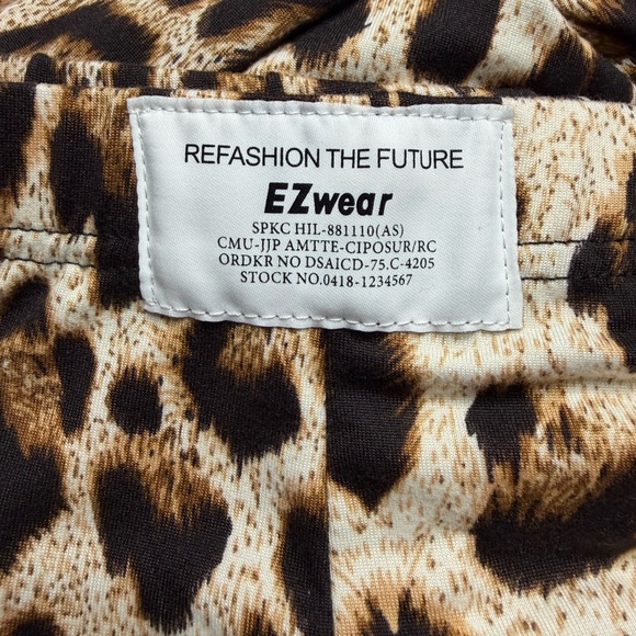 Leopard Print Matching Set | 2 Piece Outfit | Statement Set - Picture 4 of 5